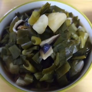 野菜たっぷり蕎麦